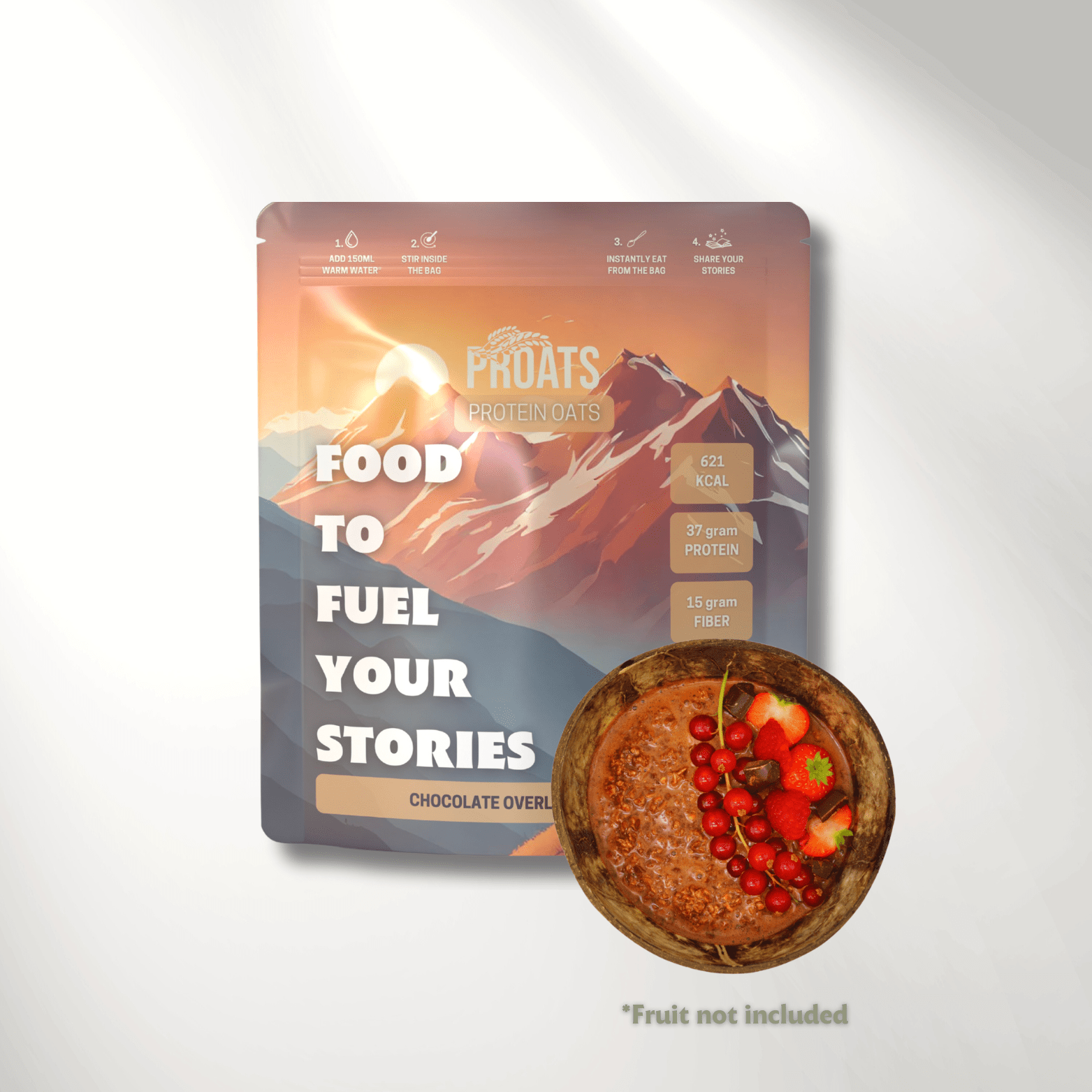 Chocolate Overload Oatmeal Expedition Breakfast - Havermout - PROATS